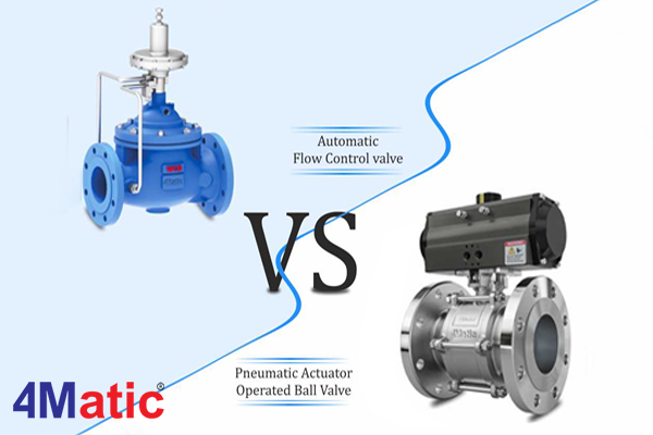 Automatic-Flow-Control-Valve-VS-Pneumatic-Actuator-Operated-Ball-Valve Automatic Flow Control Valve VS Pneumatic Actuator Operated Ball Valve