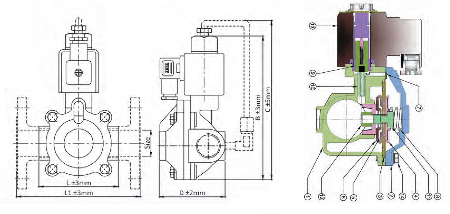 2 way pilot operated valve 2 way pilot operated valve manufacturers