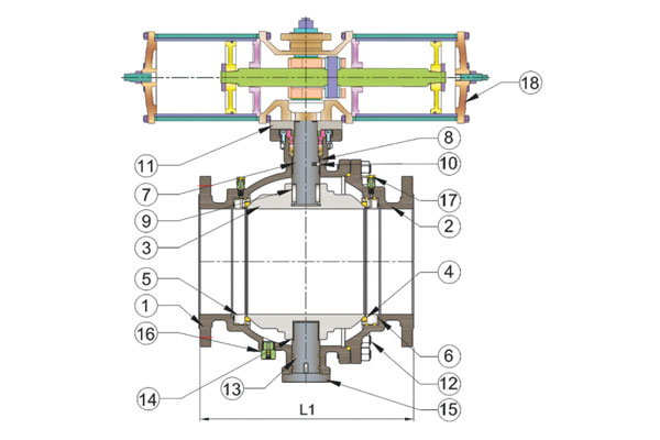 API 6D Trunnion Mounted Ball Valve API 6D Trunnion Mounted Ball Valve