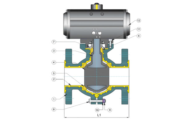 fep pfa lined valve manufacturers
