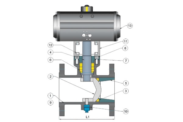 v notch floating ball valve v notch floating ball valve