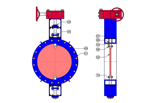 “AFT” Double Flange Damper Valve 2